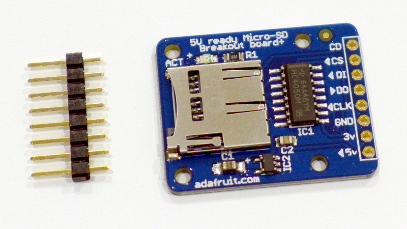 In Photos: Adafruit microSD Card Breakout Board+