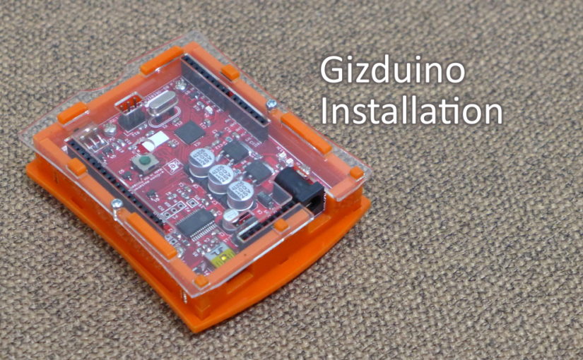 Gizduino Patch Installation in Windows 10