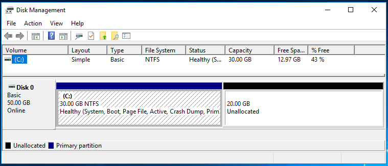 Resizing Storage Volume for AWS EC2 Windows without Restarts/Downtime