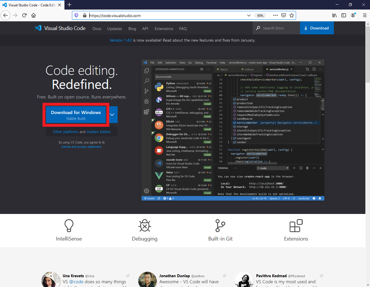 Visual studio code download