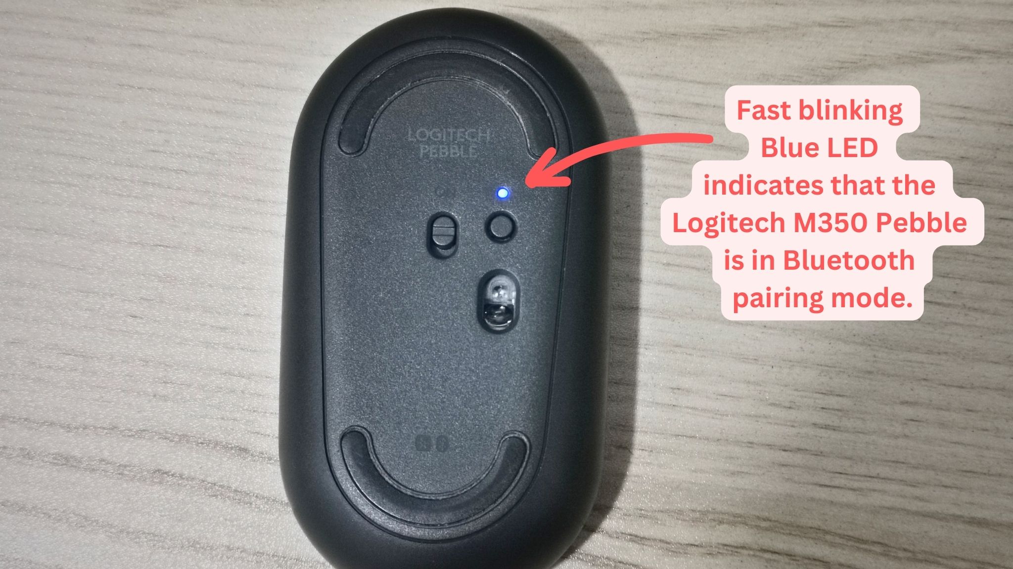 How to connect Logitech M350 Pebble mouse to Windows 11 - Radish Logic